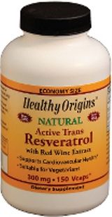 Resveratrol 300mg (150 vcaps) Healthy Origins